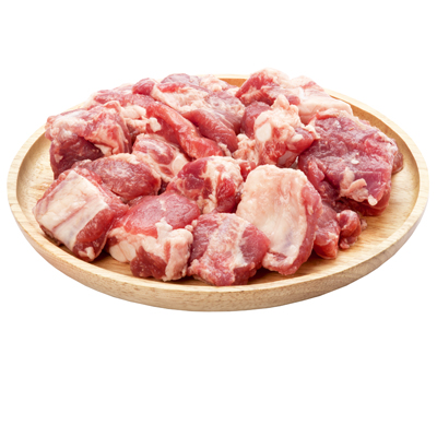 ซี่โครงหมูอ่อนหั่นชิ้น1.5นิ้วx1.5นิ้ว-ปลอดสาร