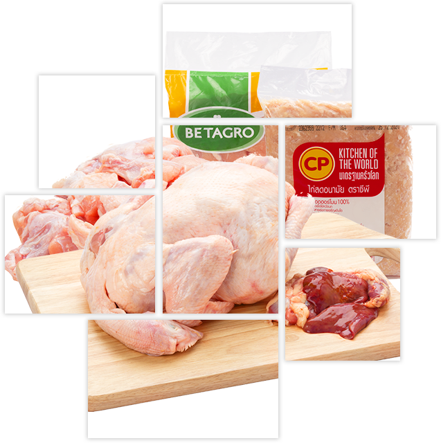 อกไก่ติดหนัง สะโพกไก่ อกไก่ติดหนัง สะโพกไก่