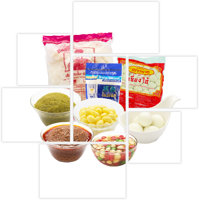 ของชำเปียกจำพวกไข่ กะปิ ลูกชิ้นประกอบอาหาร ของชำเปียกจำพวกไข่ กะปิ ลูกชิ้นประกอบอาหาร